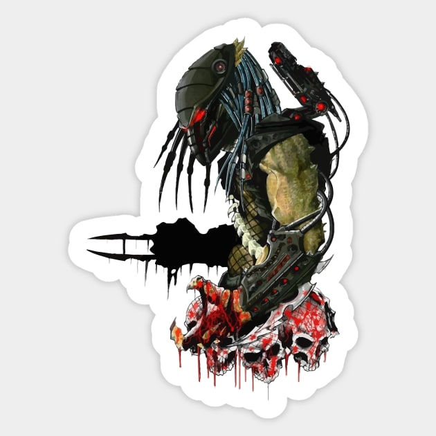 The Hunt Has Evolved Sticker by CinemaArt